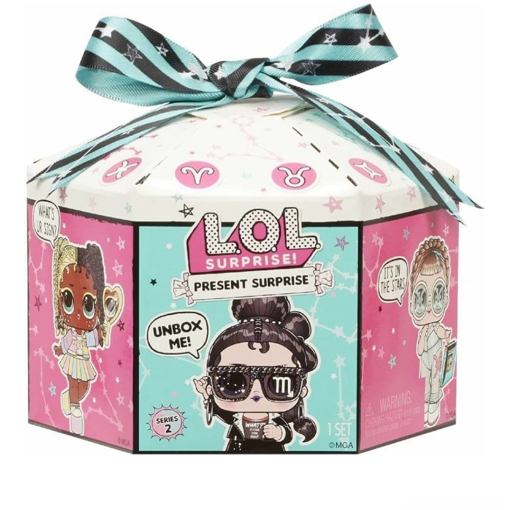 🎲 L.O.L. Surprise! Present Surprise Series 2 Glitter Star Sign, for one only